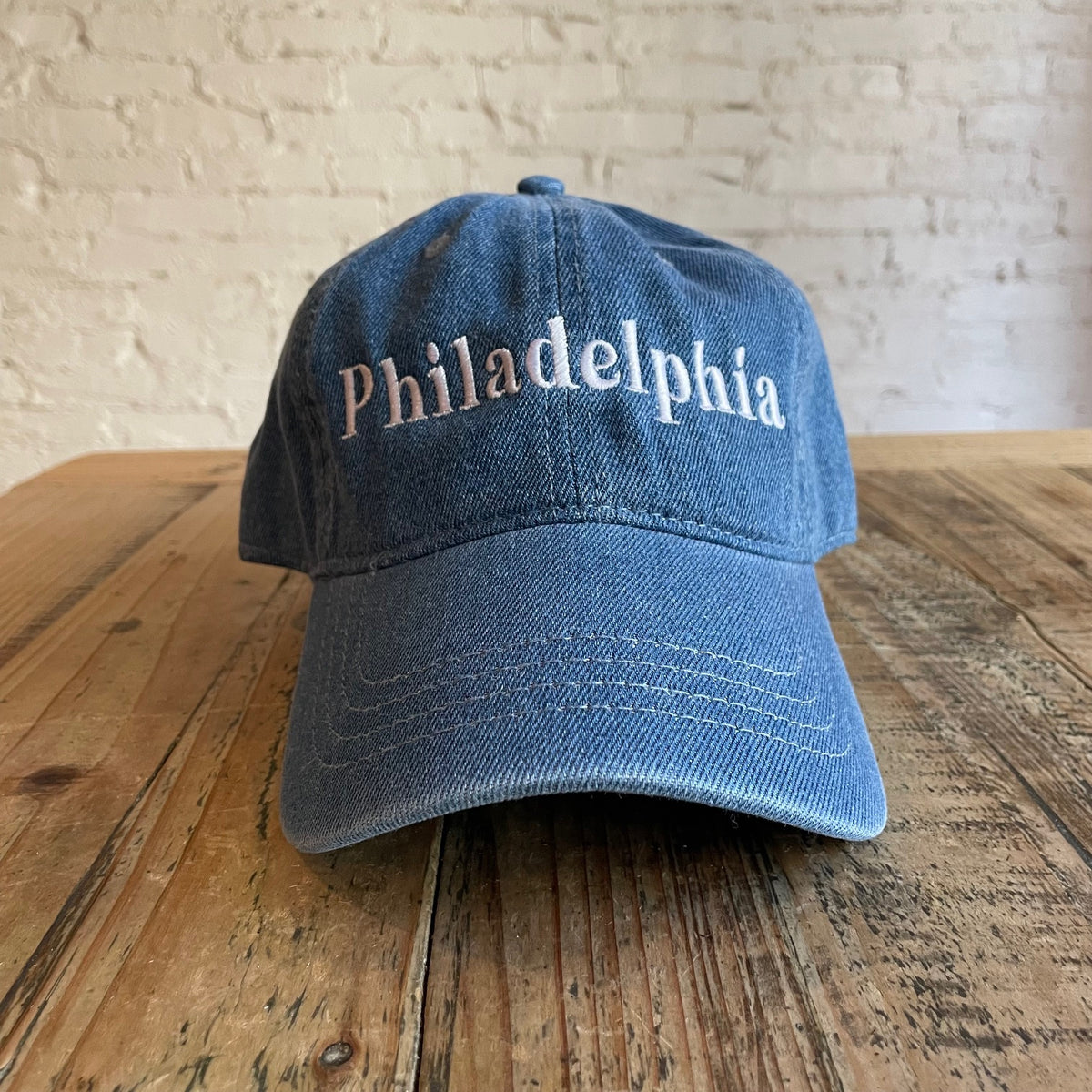 Dark Wash Denim Philadelphia Baseball Cap – Verde Philly